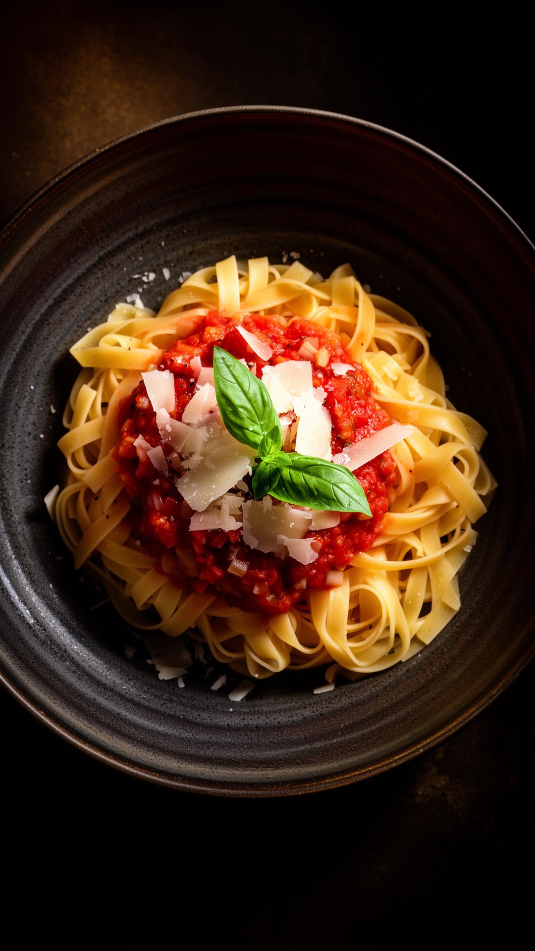 Hausgemachte Pasta auf dem Tisch — Fährhaus Köln