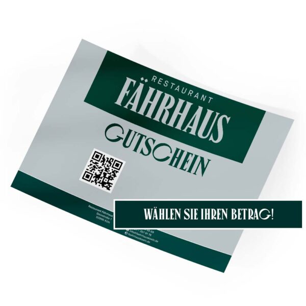 Restaurant Fährhaus Gutschein (frei wählbarer Betrag)